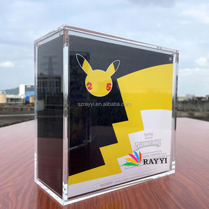 Étui protecteur acrylique avec coins ronds Pokemon Center Etb Box Made Plastic RAY YI avec aimant fort pour les célébrations du 25e anniversaire - Product Image 5