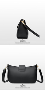 Sac à bandoulière en cuir PU pour femme, style créateur, vente en gros, pour filles - Product Image 5