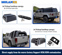 Support de marchepieds en acier au manganèse pour benne de pick-up, compatible avec le toit rigide et la boîte arrière, installation sans perçage, étanche, pour Ford Maverick