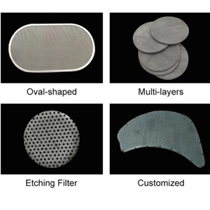 Đĩa lọc công nghiệp bằng thép không gỉ 304 316, dạng lưới viền tùy chỉnh, kích thước 20 50 30 80 100 200 micron - Product Image 3