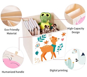 Tốt nhất bán tùy chỉnh gấp Tủ lưu trữ hộp trẻ em tổ chức hộp & thùng đa chức năng tổ chức hiện đại với thấp moq - Product Image 4