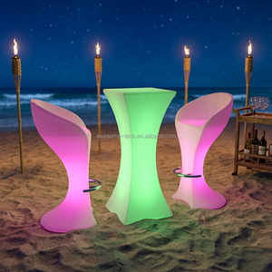 <span class=keywords><strong>Table</strong></span> de cocktail LED étanche pour bar, mariage, chaise lumineuse, éclairage LED - Product Image 4