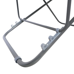 OEYTREE <span class=keywords><strong>Chaise</strong></span> longue pliante moderne d'extérieur et d'intérieur en fer métal aluminium durable <span class=keywords><strong>pour</strong></span> le camping, le jardin, la piscine, la plage et la pêche. - Product Image 2