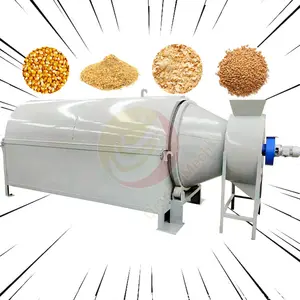 Tea Roasting Dry Processing Tamarind Silkworm Cocoon Sawdust Salt Dryer Machine Equipment 5 Ton/h