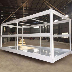 Casa contenedor plegable prefabricada de 40 pies con Panel sándwich, diseño moderno, Instalación rápida, apilable, 2 dormitorios para hoteles/centros comerciales - Product Image 3