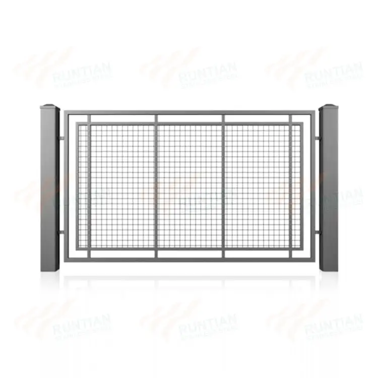 Commercial aluminum fence post stainless steel knotted rope balustrade mesh railing infill panel for public spaces