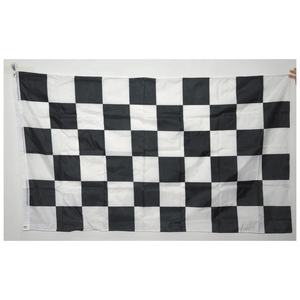 <span class=keywords><strong>Drapeau</strong></span> à carreaux de course <span class=keywords><strong>noir</strong></span> et blanc 3x5 pieds Polyester pour les courses et les événements sportifs - Product Image 3