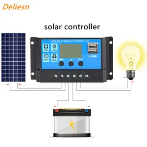 大功率12V 24v太阳能充电控制器mppt太阳能充电控制器260W 520W太阳能控制器