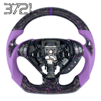 Volant en cuir violet et fibre de carbone forgée de style sport pour Acura TL UA6 UA7 MDX RDX Type-S, intérieur 2004-2013