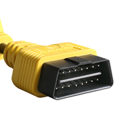 Cable de Extensión OBD 2 II para Automóvil AUTOOL, Conector Adaptador OBD de 16 Pines, Cable de Extensión OBD2 para Launchs X431 Airbag