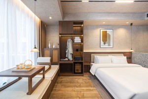 SHIYI Muebles comerciales <span class=keywords><strong>Motel</strong></span> 6 Casegoods Precio al por mayor Minimalista Madera dura Hotel Proyecto Muebles - Product Image 2