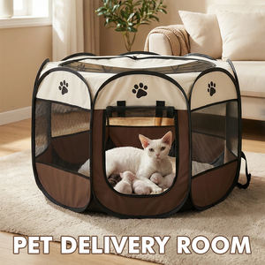 Boîte de mise bas pour chat OEM, nid de livraison, grande maison de maternité en tissu Oxford, montage facile pour les éleveurs et les propriétaires d'animaux - Product Image 1