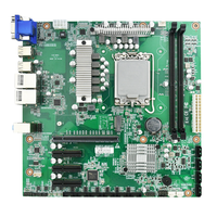 Motherboard Industri Baru SCB-900X Intel H610 LGA 1700 M-ATX 254*244cm, Mendukung SATA, CPU Generasi ke-12/13/14, Dual-Channel DDR4 64GB