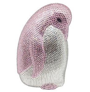 Bolsos de Mano de Lujo para Fiesta, Color Rosa, con Cristales de Imitación, para Eventos Formales - Product Image 1