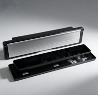 VOLCRIX ODM OEM Ranura para Correo de Acero Inoxidable con Manga Telescópica y Solapa Sellada Dorada, Montaje en Pared, Compatible con Cualquier Tipo de Puerta