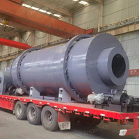 Séchoir rotatif intégré à tambour de copeaux de bois pour usine Système de séchoir rotatif triple pour lisier/vapeur Petite machine de séchage