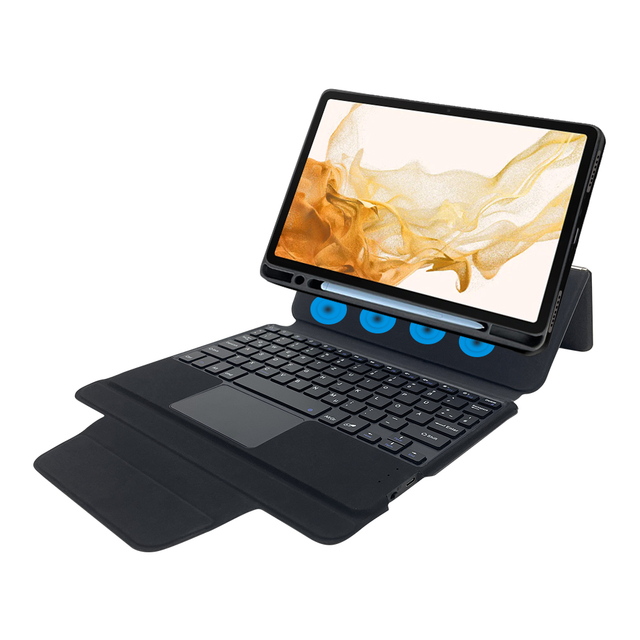 Custom OEM Wireless Keyboard Case for Samsung Galaxy Tab S10/S9 FE  Detachable Wireless Keyboard Cover with Touchpad Wholesale