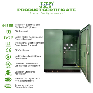 Transformador Trifásico de Alimentación en Bucle de 75 kVA y 12,47 kV con Certificación UL, Montado en Plataforma, con Conexiones de Cobre/Aluminio para Red Eléctrica, Directo de Fábrica JZP - Product Image 2