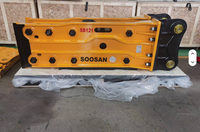 SOOSAN SB 121 Brise-roche hydraulique de type supérieur, composant essentiel du moteur pour excavatrices lourdes de 28 à 35 tonnes, pour la construction et la démolition