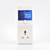 Régulateur de tension électronique monophasé KECN 220V 2860W avec protection contre les courts-circuits, en cuivre et matériau PC, pour protection de réfrigérateur