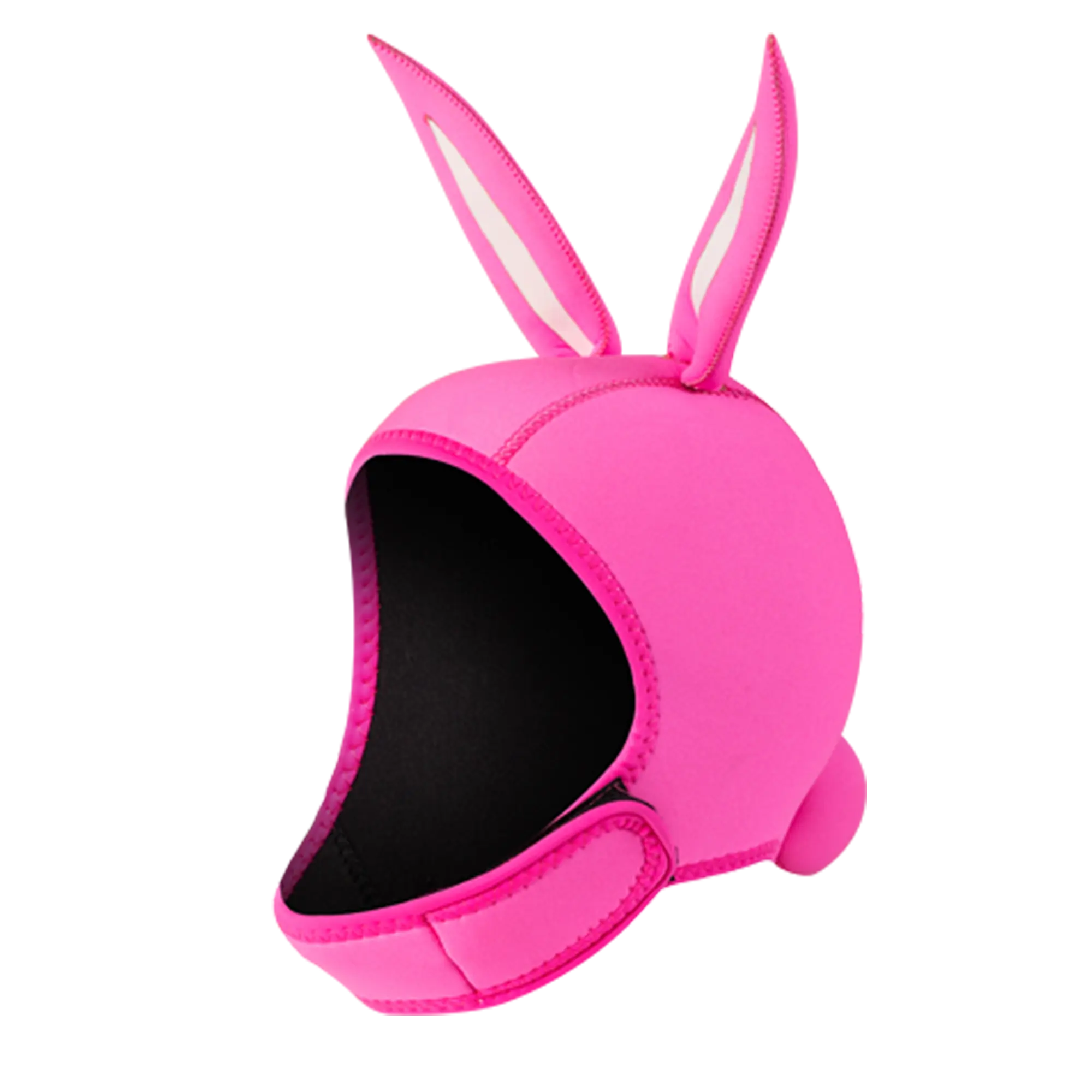 Sportswear Diving Accessory Cartoon Diving Fun 3mm Warm Neoprene Animal Hat Hood Divers Hat Pink Rabbit
