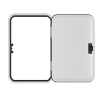 Porte étanche pour camping-car Charnière cachée verrouillable Porte à bagages pour caravane Porte de rangement pour camping-car