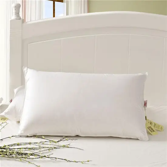 Machine Washable Soft Cotton Square Feather Pillow Cushion Inserts For Home Hotel