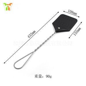 ไม้ตีแมลงวันทำด้วยมือหนังเหมาะสำหรับห้องนั่งเล่นและห้องครัว - Product Image 5