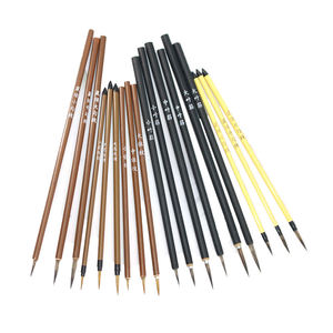 Pinceau modèle miniature de détail d'artiste pour <span class=keywords><strong>peinture</strong></span> à l'<span class=keywords><strong>huile</strong></span> acrylique Gouache aquarelle Tempera Body Painting - Product Image 4