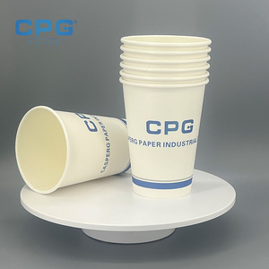 Manufacturer Custom PLA Lined <b>Paper</b> Cups 12oz 16oz Coffee <b>Paper</b> Cups Double Wall Disposable <b>Paper</b> Cups - Product Image 1
