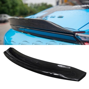 Carbon Fiber Rear Trunk Wing Spoiler Ducktail <b>Boot</b> Lip for Porsche 981 Boxster Cayman 2013-2015 Car Styling - Product Image 3