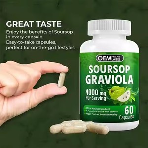 Cápsulas de Extracto de Guanábana Aeglewell OEM <span class=keywords><strong>4000</strong></span> mg, Cápsulas de Fruta Fresca, Potenciador del Estado de Ánimo y Promotor del Sueño - Product Image 6