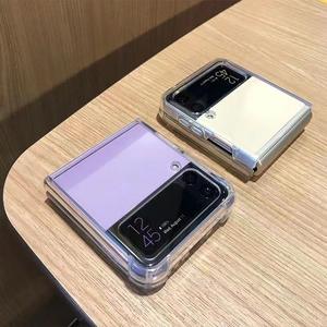 Custodia per telefono trasparente TPU per Galaxy Z Flip 5 Sports airbag Anti-drop custodia protettiva per <span class=keywords><strong>Samsung</strong></span> Z Flip 5/4/3/2 - Product Image 2