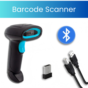 Escáner de Código de Barras Portátil de Alta Velocidad, Conectividad Bluetooth y USB, para Supermercados, Restaurantes y Logística - Product Image 1