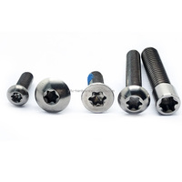 Vis auto-scellantes à joint torique étanche à l'eau à tête Torx cylindrique noire