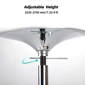 Kit per Pole Dance, Palo da 45 mm Girevole e Statico, Altezza Regolabile fino a 2,7 m, per Fitness Domestico e Acrobazie - Product Image 4