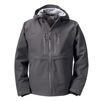 Veste de pluie pour homme ODM Hunter, style décontracté chic, grande taille, imperméable, écologique, respirante, avec fermeture éclair, capuche, vêtements de travail d'hiver, uniforme