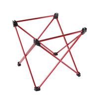Table de pique-nique pliable en aluminium ultralégère pour le camping en plein air, idéale pour la randonnée