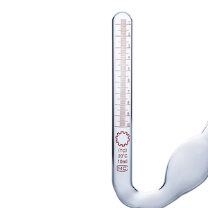 Lab 5 10 <span class=keywords><strong>15</strong></span> 20ml yüksek borosilikat 3.3 cam testi fermantasyon tüpü ayak tabanı kaide desteği ile mezun - Product Image 2