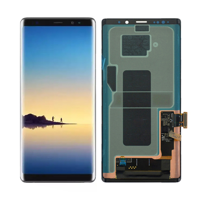 Ekran Lcd Replacement for samsung Note 8 9 Amoled Screen for Sumsung Not Oled Combo Display with Frame