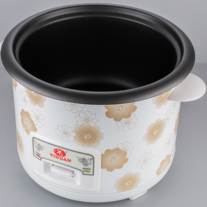 Olla <span class=keywords><strong>arrocera</strong></span> eléctrica pequeña para el hogar, Color de flor marrón con accesorios, taza medidora, Cocina Rápida para Cocina - Product Image 4