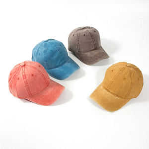 Sombreros personalizados para papá, gorras de béisbol lavadas con piedra, sin estructura, color blanco - Product Image 2