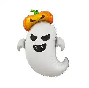 Atacado Pumpkin Ghost Mylar Balões Foil Balloon para Halloween Theme Party Decoration