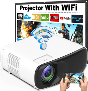 Projecteur WiFi <span class=keywords><strong>Bluetooth</strong></span> A70 rétroprojecteur 1080P compatible iOS/Android/Mac/TV Stick projecteur vidéo pour Home cinéma - Product Image 4