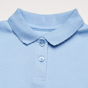 <span class=keywords><strong>Polo</strong></span> da ragazza Interlock in cotone di alta qualità uniforme scolastica per bambini <span class=keywords><strong>Polo</strong></span> a maniche corte abbigliamento per bambini <span class=keywords><strong>Polo</strong></span> da scuola - Product Image 4