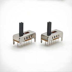 Hot bán Dip 2p4t 12pin dọc trượt chuyển ví dụ như ss24d02 với thanh định vị, núm chiều cao tùy chỉnh cho âm thanh & thông minh tấm - Product Image 2