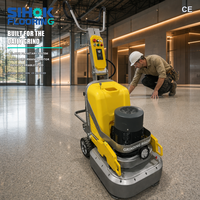 Ponceuse à béton 680 mm, 12 disques, 11 kW, 15 CV, pour travaux humides et secs, polisseuse de sols en béton, machine à poncer pour sols en époxy et terrazzo, certifiée CE
