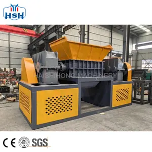 Industrial Rubber Plastic Shredder Machine Tire Shredders Tyre Recycling Equipment