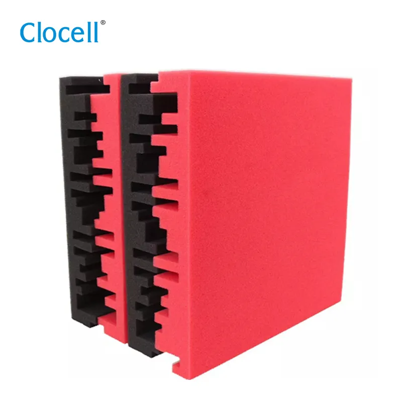 Clocell 30*30*5 سنتيمتر استوديو ألواح فوم صوتية عازلة للصوت الإسفنج الناشرون طبل غرفة امتصاص العلاج جدار الصوت رغوة