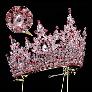 Couronne de Mariage de Luxe Grande en Argent pour la Mariée, Diadème Royal de Concours, Couronne de Quinceañera Ornée de Strass Intrincés, Coiffe Spectaculaire pour Femme - Product Image 2